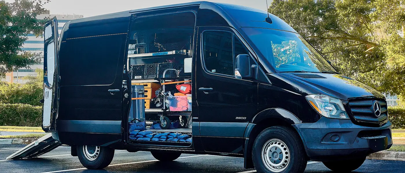 1.5 Ton Van Package, LED Lighting, HMI Lighting